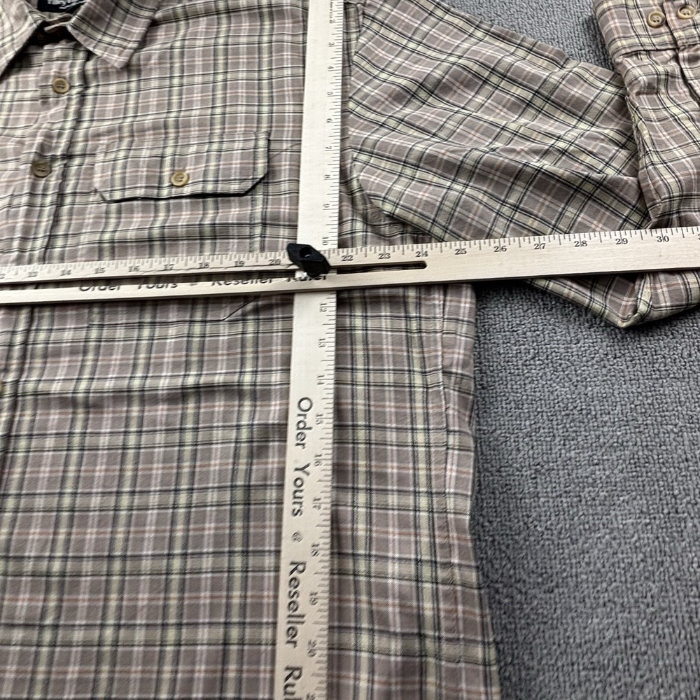 Tilley Endurables Shirt Adult Large Check Button Up Long Sleeve Casual Men's - Picture 12 of 15